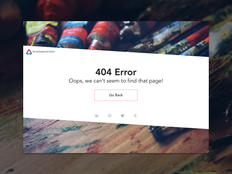 daily ui challenge 404 page